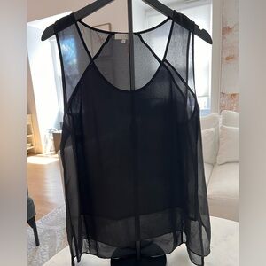 1. State Black Sleeveless Top Size L